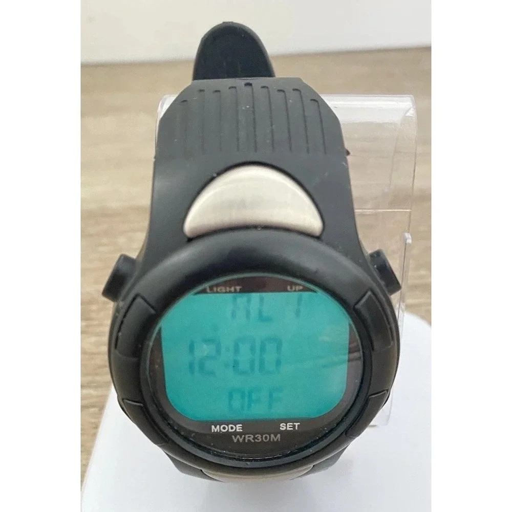 Medline Heart Rate Monitor Watch -Black Model (WR30M ) Working